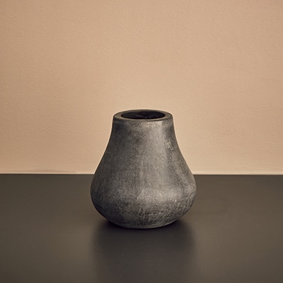 Vase 20×16 EGYPT grau